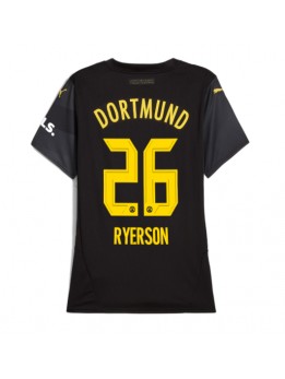 Billige Borussia Dortmund Julian Ryerson #26 Bortedrakt Dame 2024-25 Kortermet